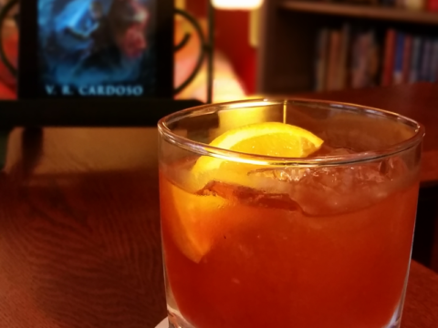 Dragon’s Breath: cocktail for The Dragon Hunter and the Mage