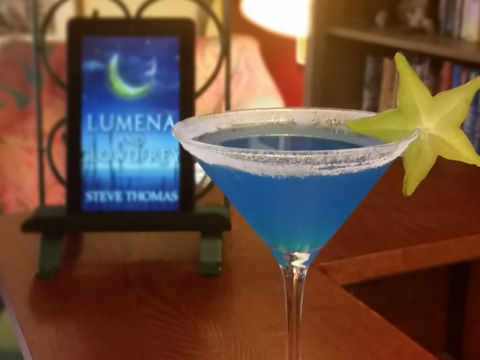 Clowdless Sky: cocktail for Lumena and Clowdfrey