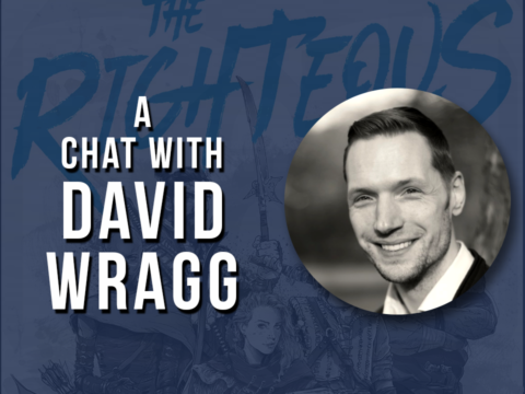 Image with photo of David Wragg with text saying "A Chat with David Wragg"