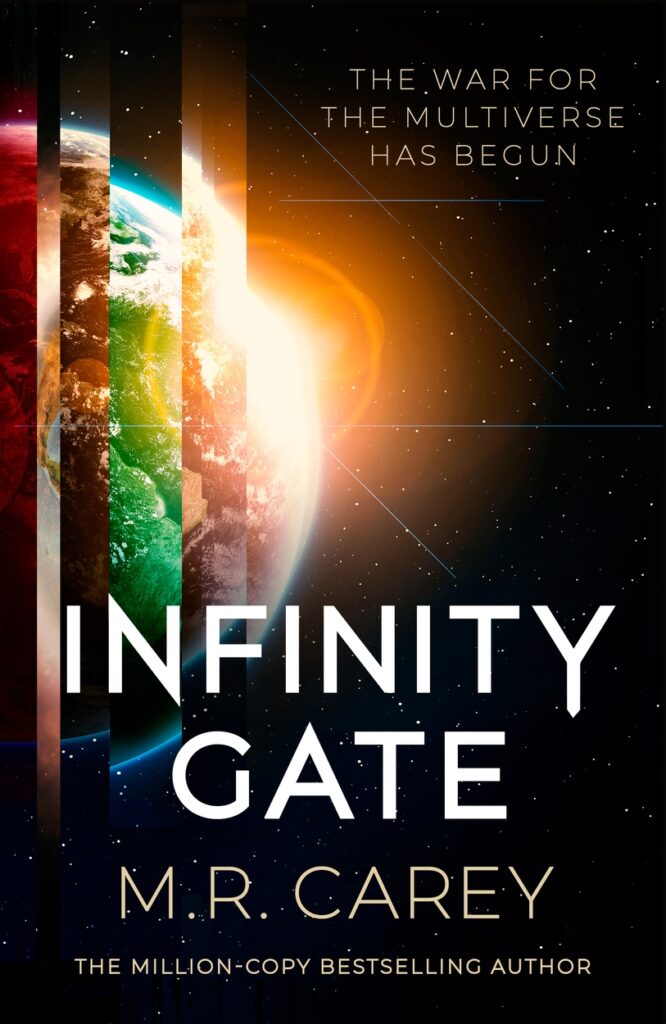 the cover for Infinity Gate bv M R Carey